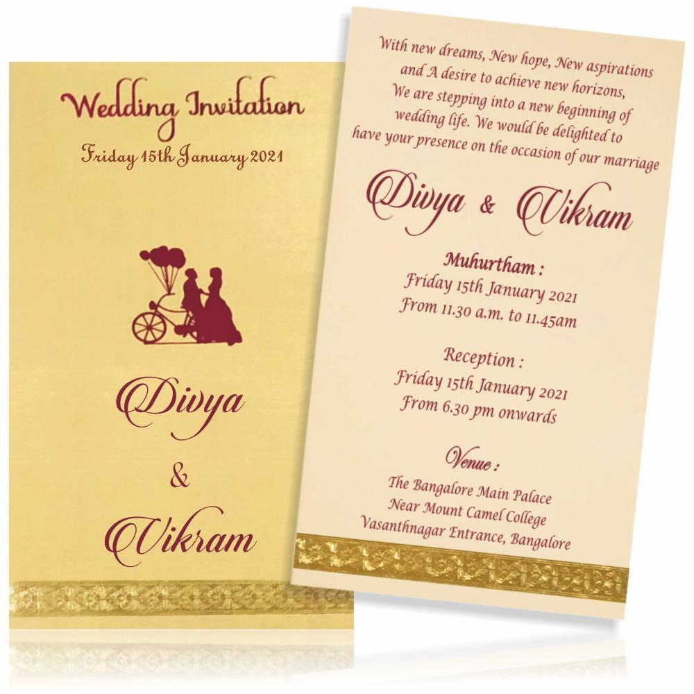 Invitation Card-KNS9001E-0